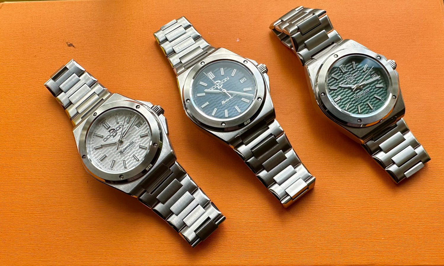 Integrated bracelet watches