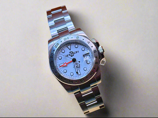 Polar Dial automatic Explorer’s watch NH34 on Oyster Bracelet
