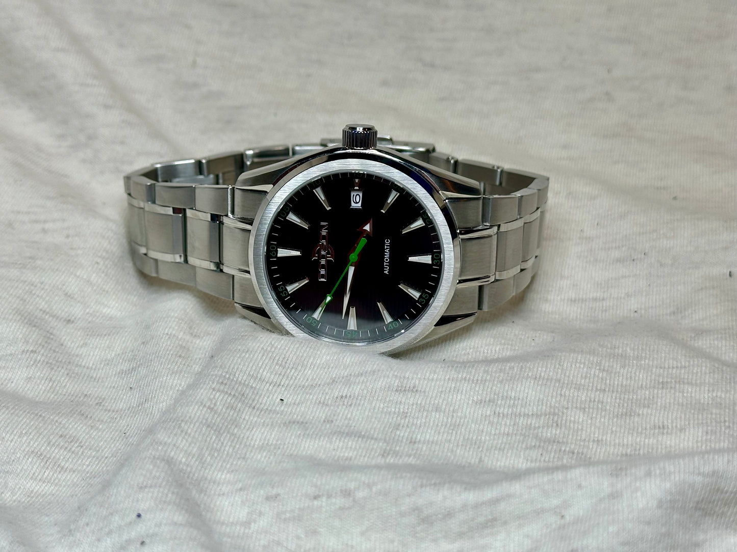 40mm Grand Black Dial automatic NH35 watch