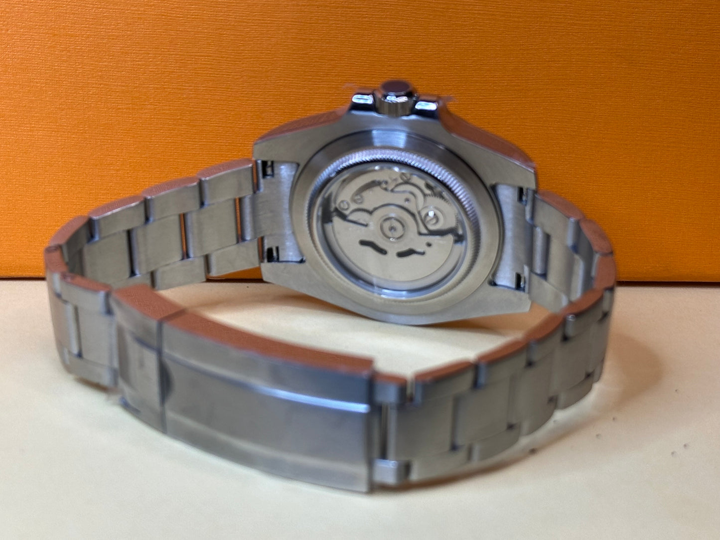 Polar Dial automatic Explorer’s watch NH34 on Oyster Bracelet