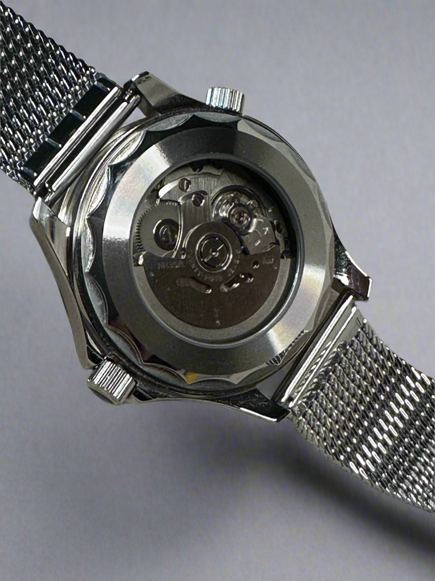 Bond Homage 40mm Automatic Watch on steel Mesh Bracelet