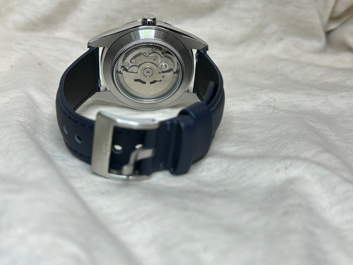 41mm fluted bezel, automatic nh35, Blue dial Date-just on jubilee bracelet